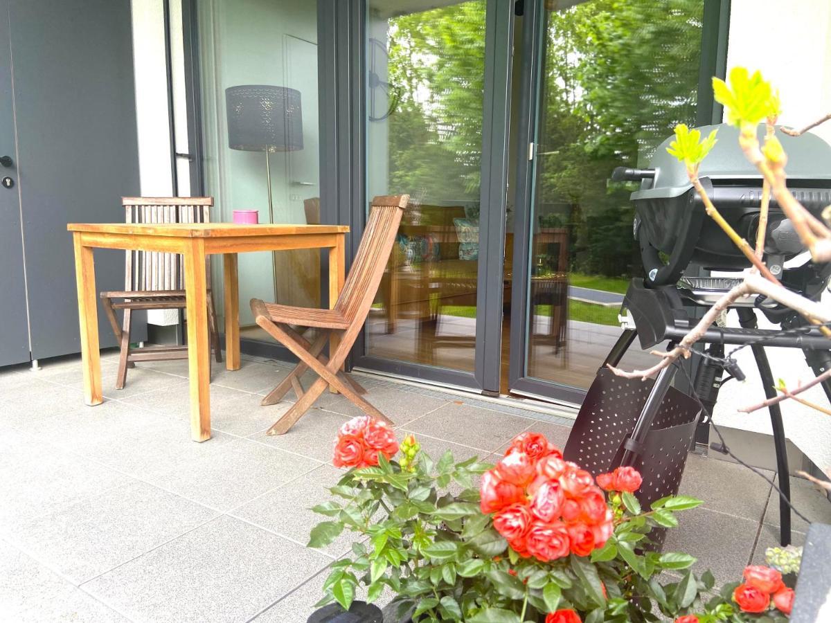 Customflats - Tiefgarage - Terrasse - Uninaehe Appartement Ulm Buitenkant foto