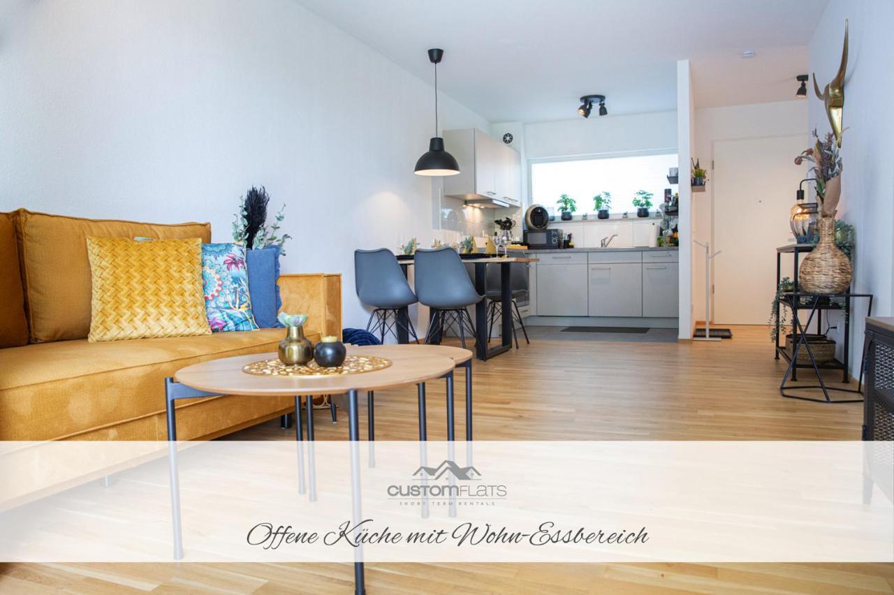 Customflats - Tiefgarage - Terrasse - Uninaehe Appartement Ulm Buitenkant foto